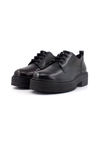 GEOX Spherica Stringata Derby Donna Black D36VDH00043C9999 - Sandrini Calzature e Abbigliamento