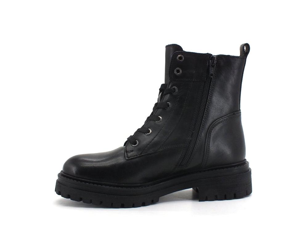 GEOX Stivaletto Anfibio Borchie Black D16HRC00043C9999 - Sandrini Calzature e Abbigliamento