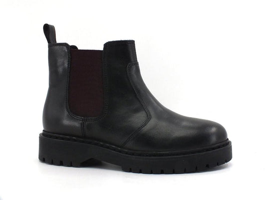 GEOX Stivaletto Polacco Elastici Black Burgundy D16QDE00043C9B7J - Sandrini Calzature e Abbigliamento