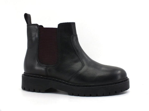 GEOX Stivaletto Polacco Elastici Black Burgundy D16QDE00043C9B7J - Sandrini Calzature e Abbigliamento