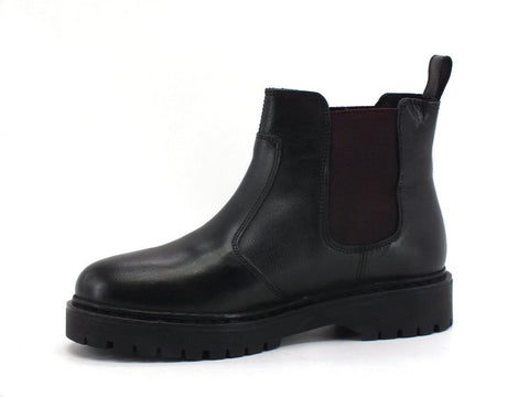 GEOX Stivaletto Polacco Elastici Black Burgundy D16QDE00043C9B7J - Sandrini Calzature e Abbigliamento
