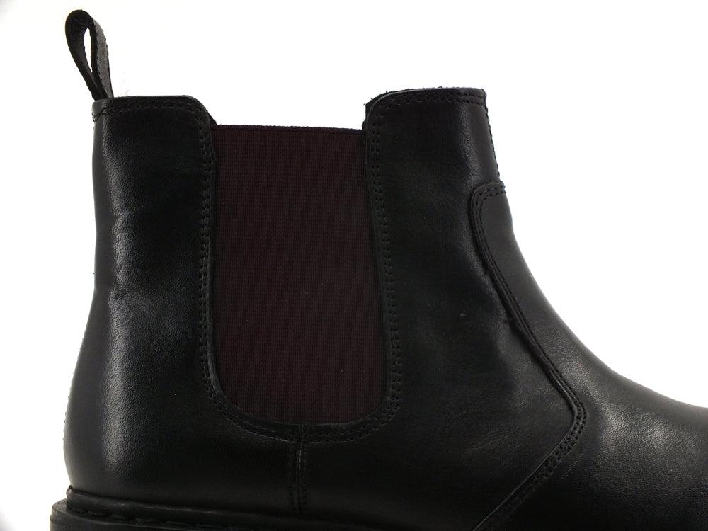 GEOX Stivaletto Polacco Elastici Black Burgundy D16QDE00043C9B7J - Sandrini Calzature e Abbigliamento