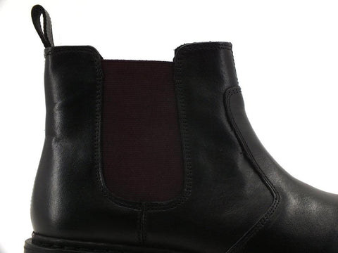 GEOX Stivaletto Polacco Elastici Black Burgundy D16QDE00043C9B7J - Sandrini Calzature e Abbigliamento