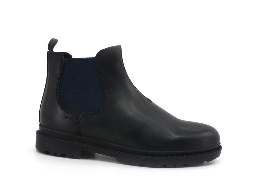 GEOX Stivaletto Polacco Elastici Black Navy - Sandrini Calzature e Abbigliamento