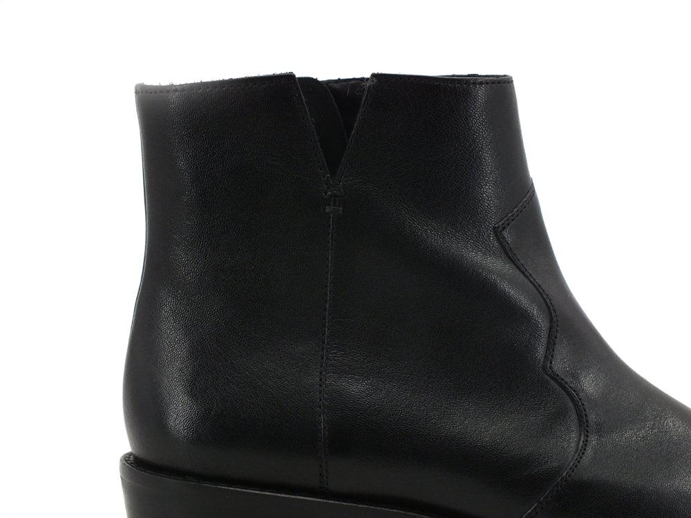 GEOX Stivaletto Texano Pelle Black D16QBC000LMC9999 - Sandrini Calzature e Abbigliamento