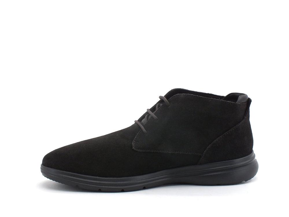 GEOX Stringata Lacci Suede Dark Coffe U16BTB00022C6024 - Sandrini Calzature e Abbigliamento