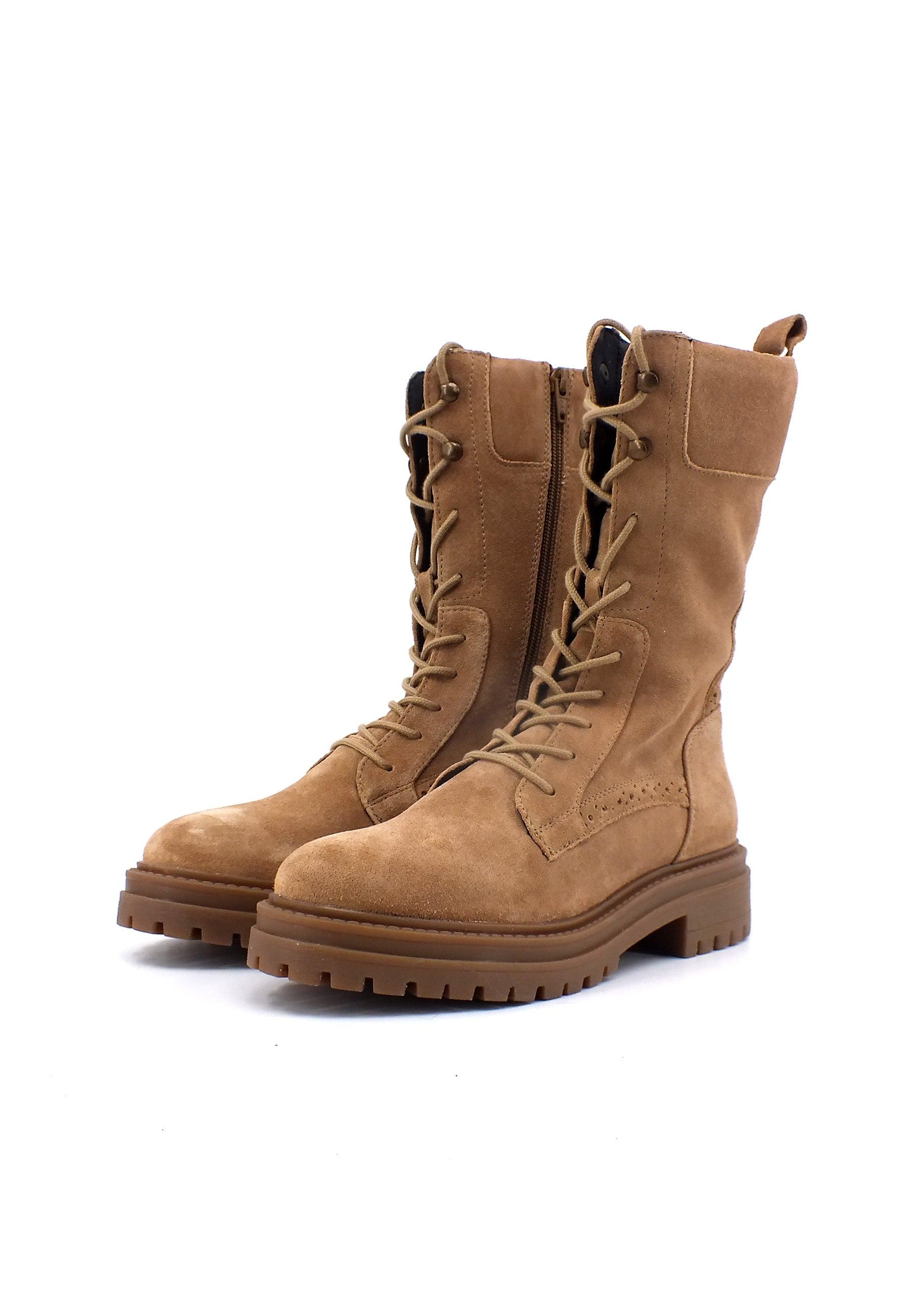 GEOX Suede Anfibio Stivale Donna Toffee Beige D36HRE00023C6018 - Sandrini Calzature e Abbigliamento