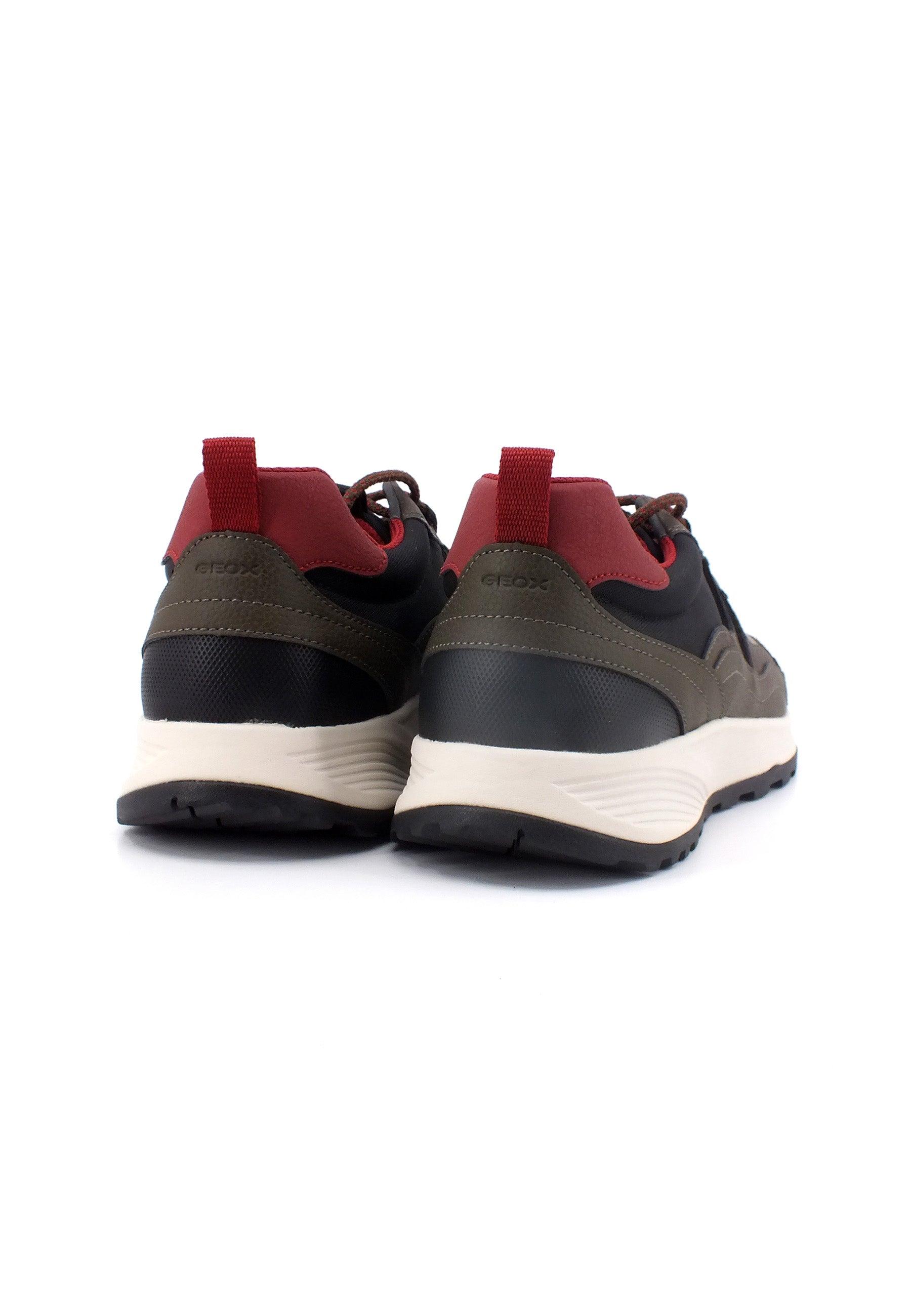 GEOX Terrestre Sneaker Trekking Uomo Military Black U36EYA0BU11C0498 - Sandrini Calzature e Abbigliamento