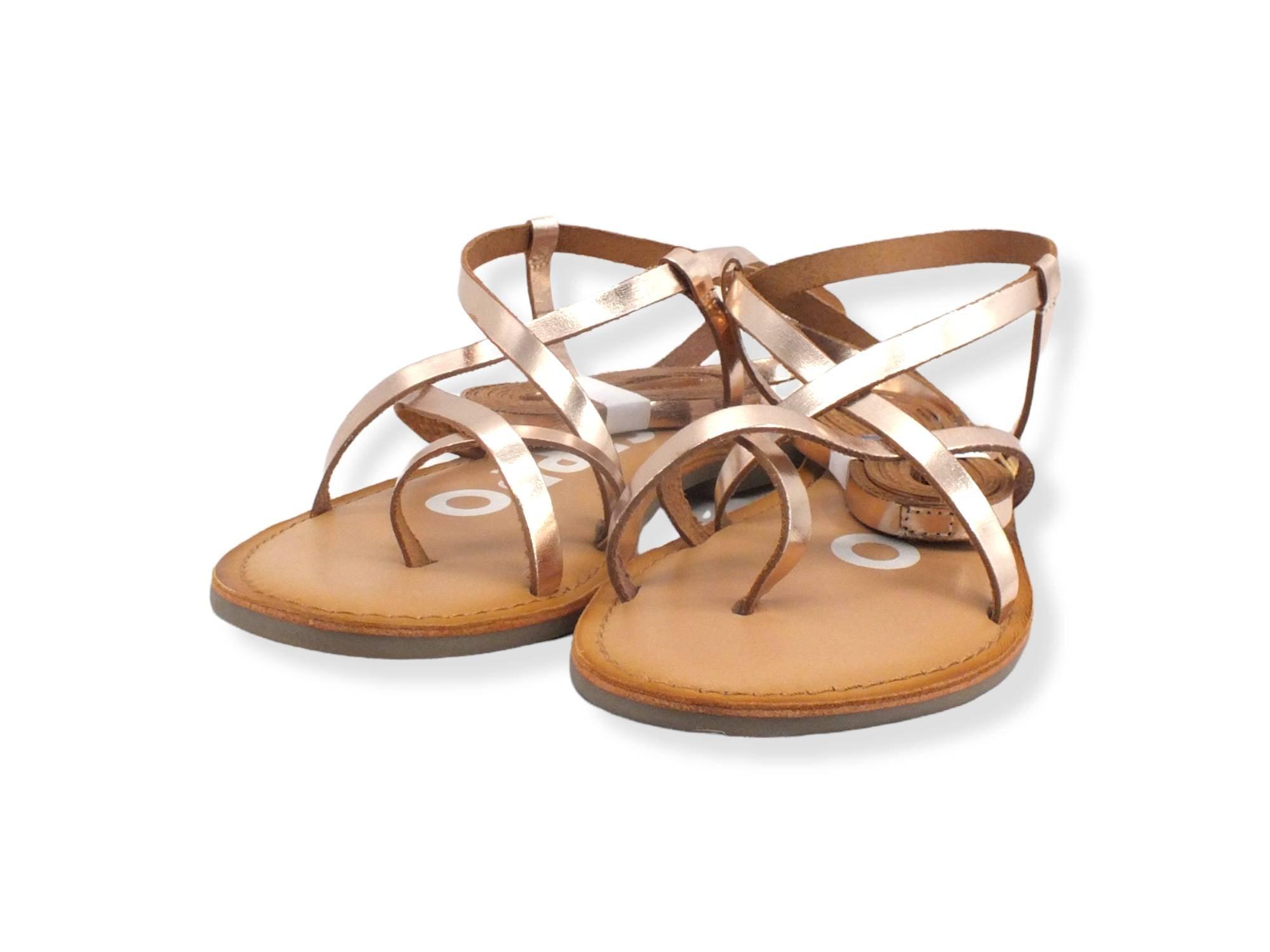 GIOSEPPO Claverack Sandalo Gladiator Infradito Gold 58494 - Sandrini Calzature e Abbigliamento