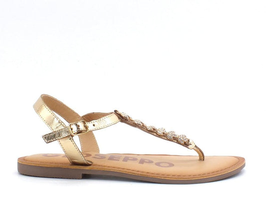 GIOSEPPO Harrells Sandalo Strass Gold 59826 - Sandrini Calzature e Abbigliamento