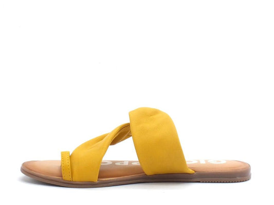 GIOSEPPO Keene Ciabatta Fascia Mustard 59816 - Sandrini Calzature e Abbigliamento