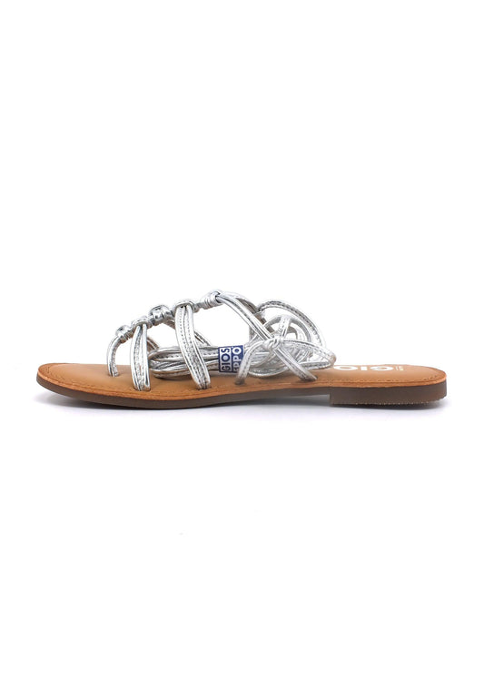 GIOSEPPO Kern Sandalo Gladiator Donna Silver 69147 - Sandrini Calzature e Abbigliamento