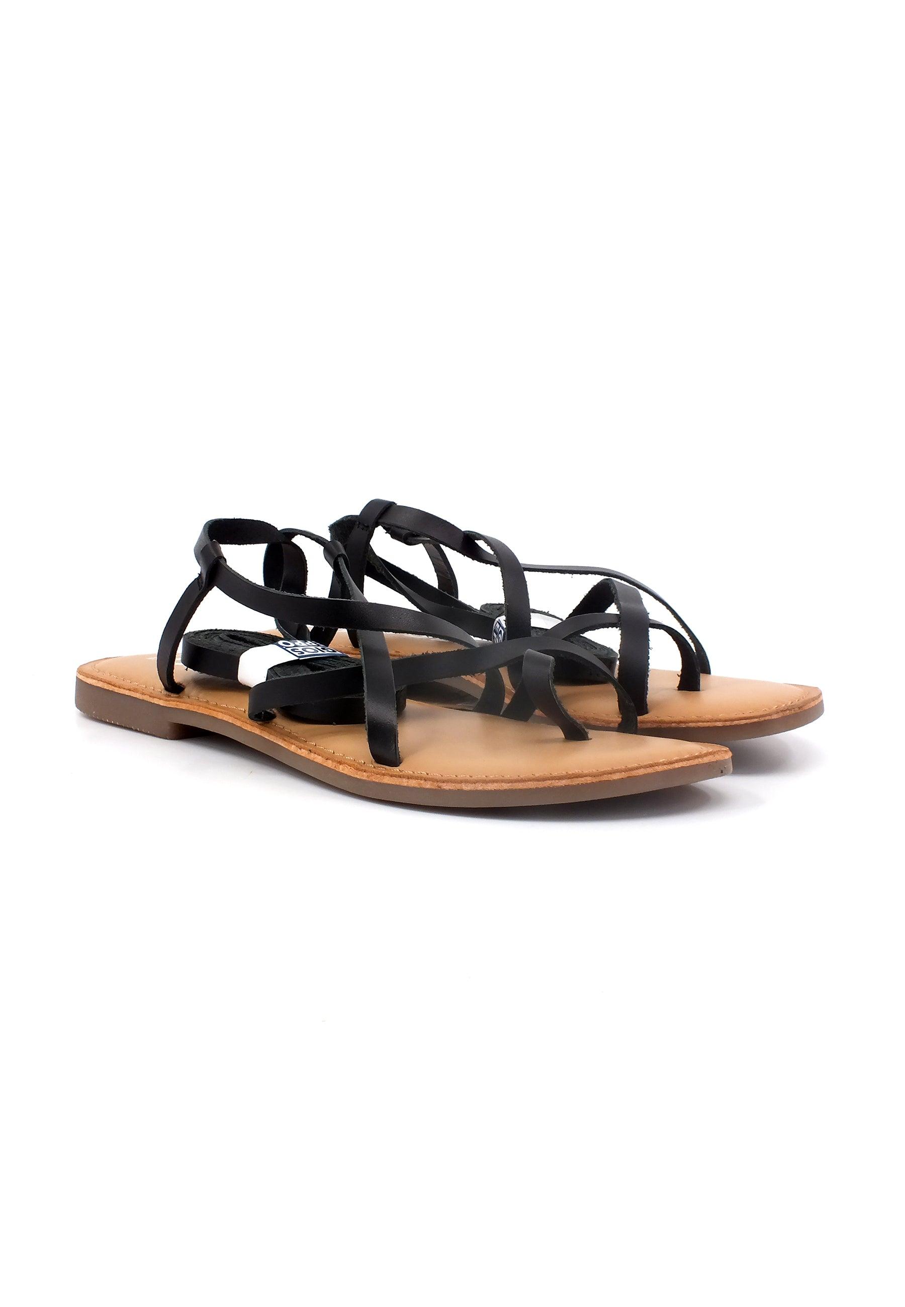 GIOSEPPO Lussat Sandalo Gladiator Donna Black 69115 - Sandrini Calzature e Abbigliamento