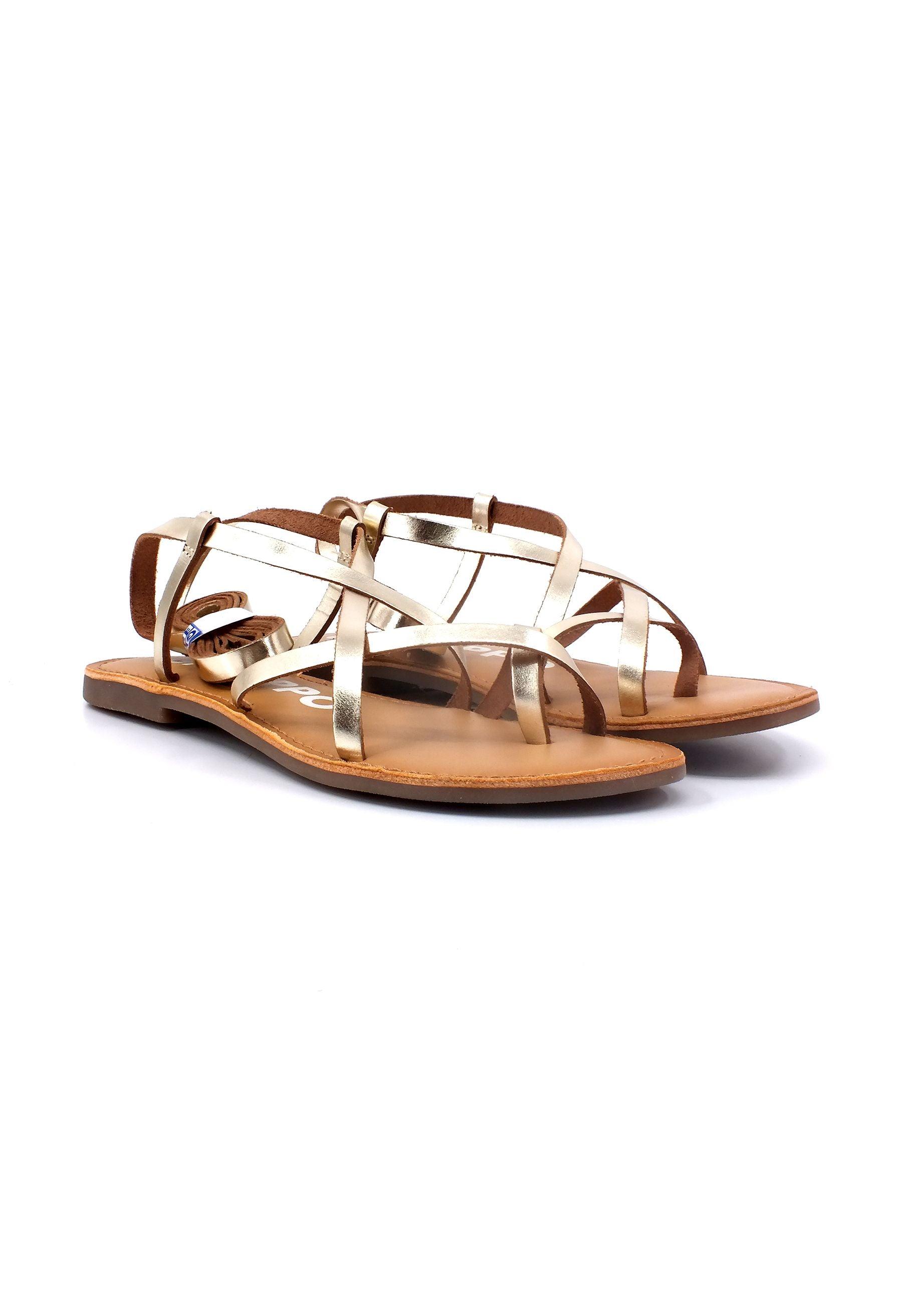 GIOSEPPO Lussat Sandalo Gladiator Donna Gold 69115 - Sandrini Calzature e Abbigliamento