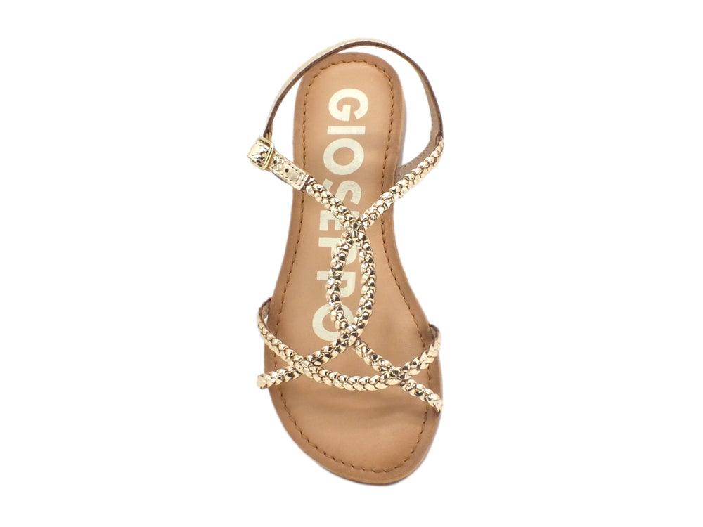 GIOSEPPO Ossian Sandalo Intreccio Gold 59811 - Sandrini Calzature e Abbigliamento