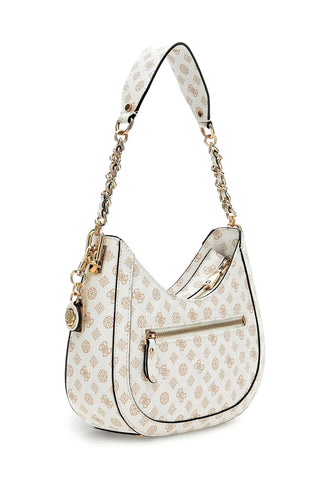 GUESS Abet Borsa Small Hobo White Logo PG855801 - Sandrini Calzature e Abbigliamento