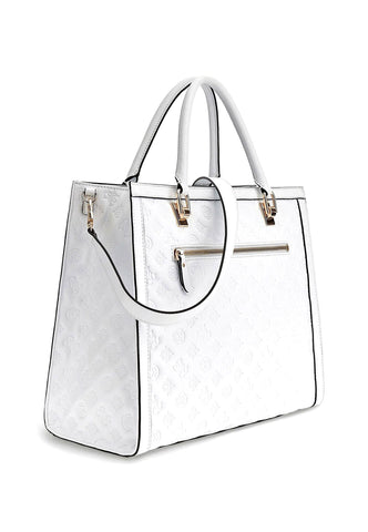GUESS Abey Borsa Tote Loghi White PD855823 - Sandrini Calzature e Abbigliamento