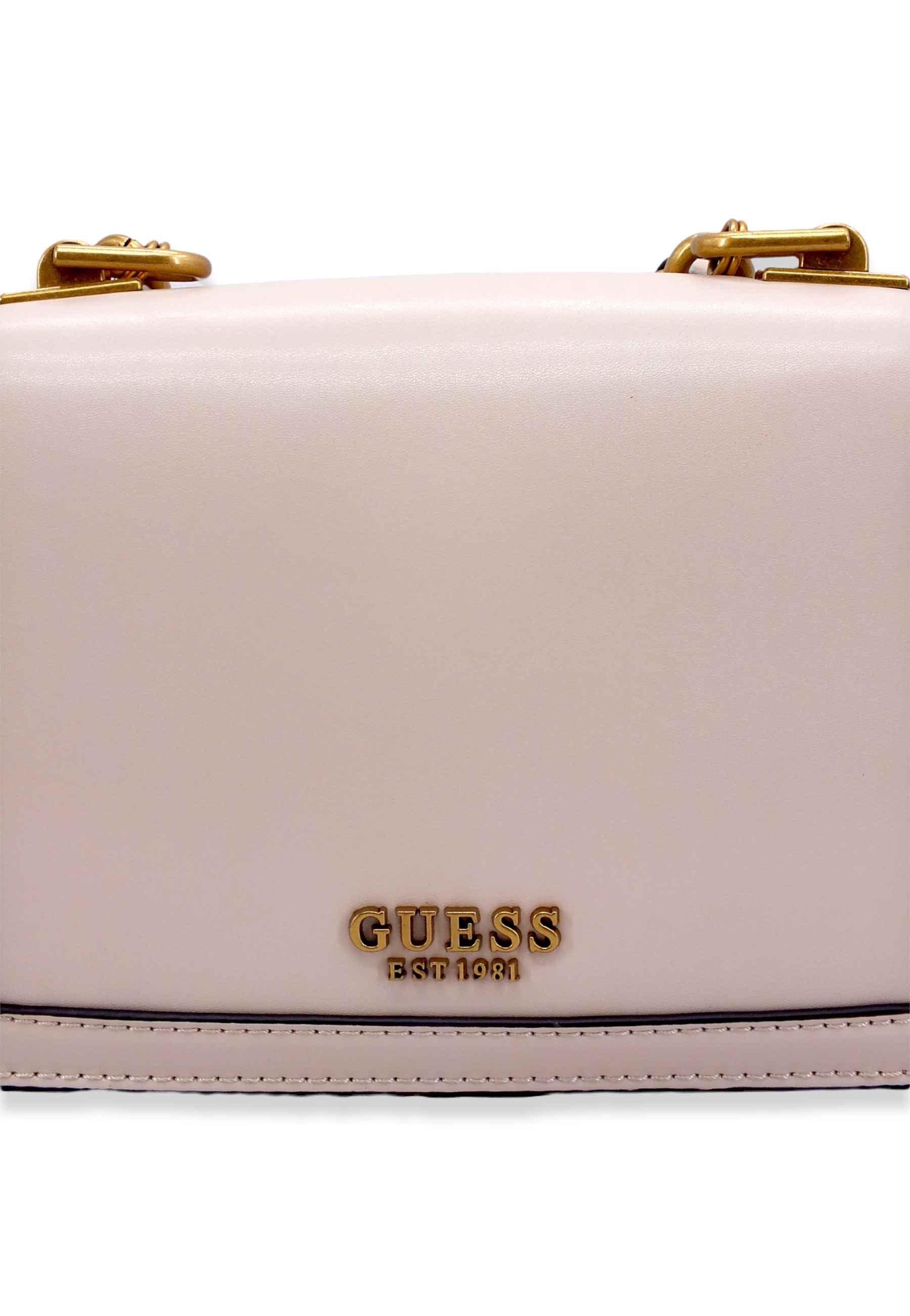 GUESS Abey Crossbody Borsa Tracolla Donna Beige Light Rum VB855821 - Sandrini Calzature e Abbigliamento