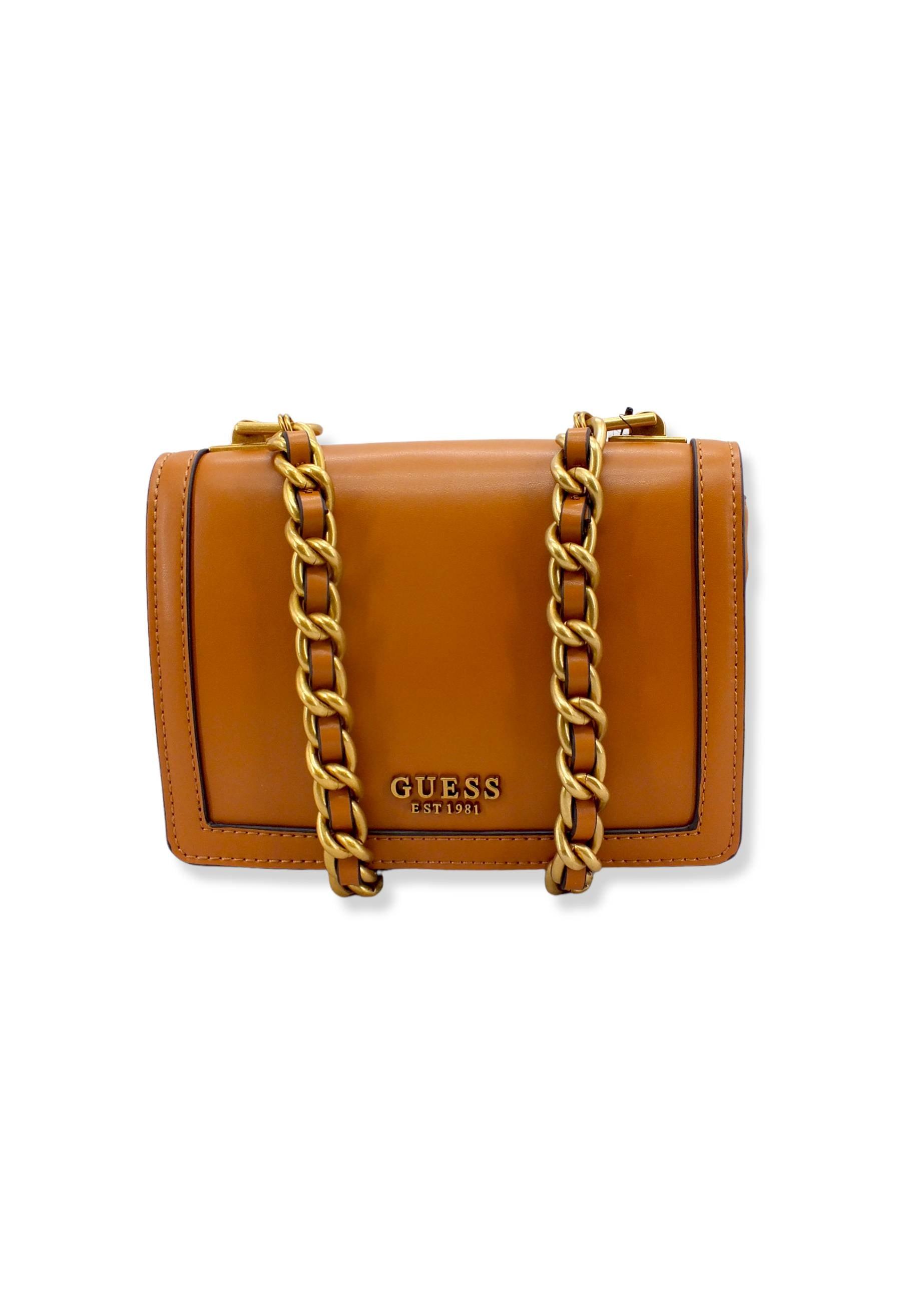 GUESS Abey Crossbody Borsa Tracolla Donna Marrone Cognac VB855821 - Sandrini Calzature e Abbigliamento