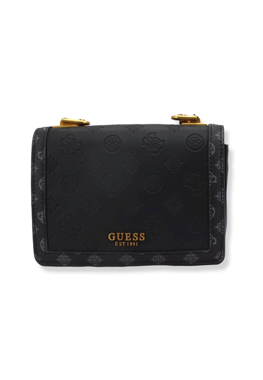 GUESS Abey Crossbody Loghi Borsa Tracolla Donna Black Logo Multi PB855821 - Sandrini Calzature e Abbigliamento