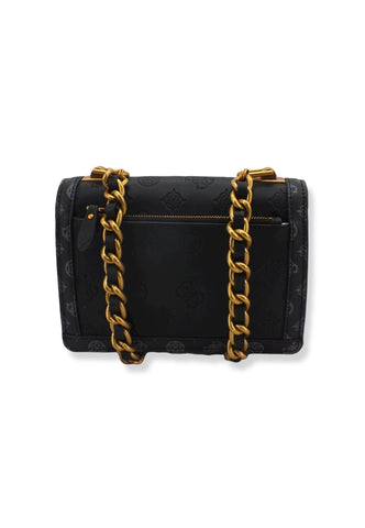GUESS Abey Crossbody Loghi Borsa Tracolla Donna Black Logo Multi PB855821 - Sandrini Calzature e Abbigliamento