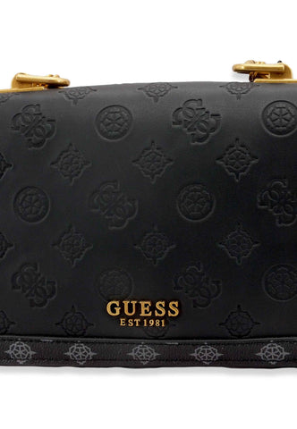 GUESS Abey Crossbody Loghi Borsa Tracolla Donna Black Logo Multi PB855821 - Sandrini Calzature e Abbigliamento