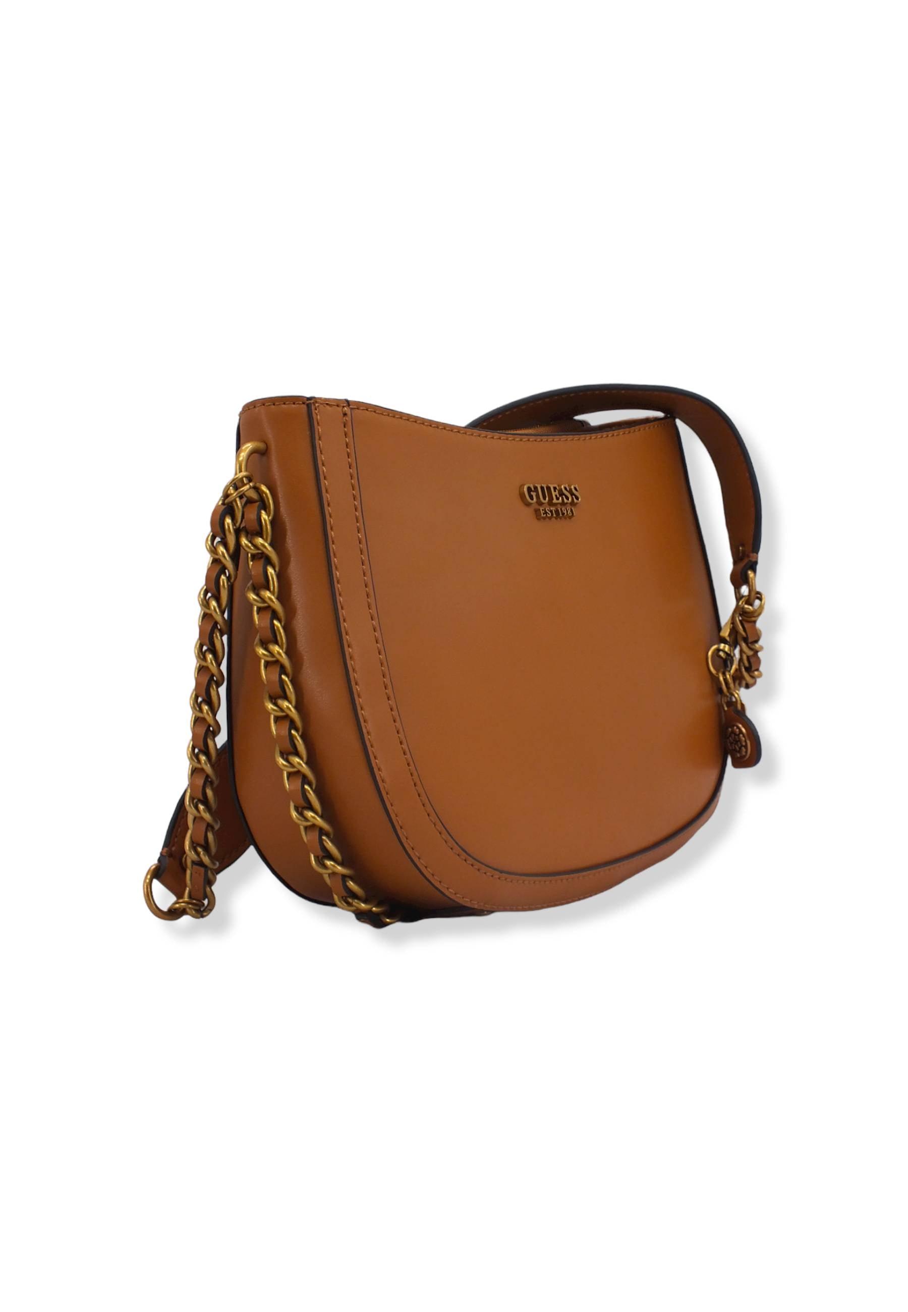 GUESS Abey Hobo Borsa Donna Marrone Cognac VB855802 - Sandrini Calzature e Abbigliamento
