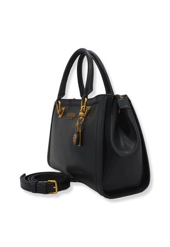GUESS Abey Satchel Girlfriend Borsa Tracolla Donna Black VB855806 - Sandrini Calzature e Abbigliamento
