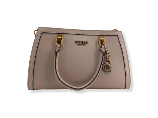 GUESS Abey Satchel Logo Borsa Tracolla Beige Light Rum VB855806 - Sandrini Calzature e Abbigliamento
