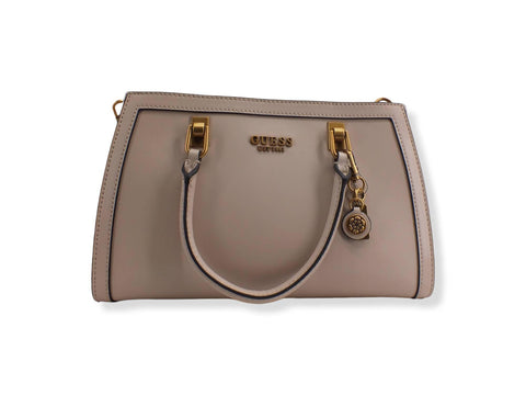 GUESS Abey Satchel Logo Borsa Tracolla Beige Light Rum VB855806 - Sandrini Calzature e Abbigliamento