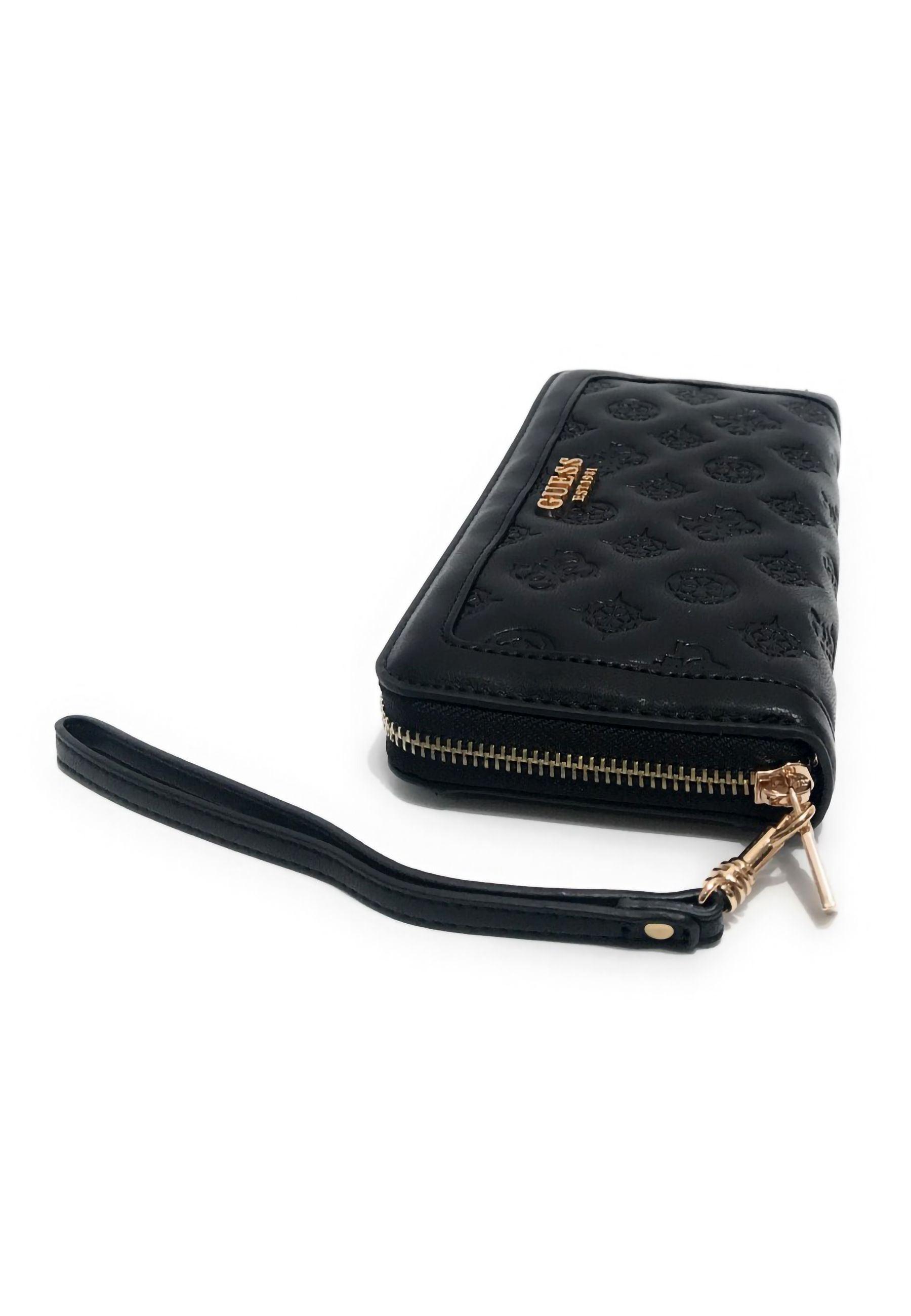 GUESS Abey SLG Portafoglio Loghi Donna Black PD855846 - Sandrini Calzature e Abbigliamento