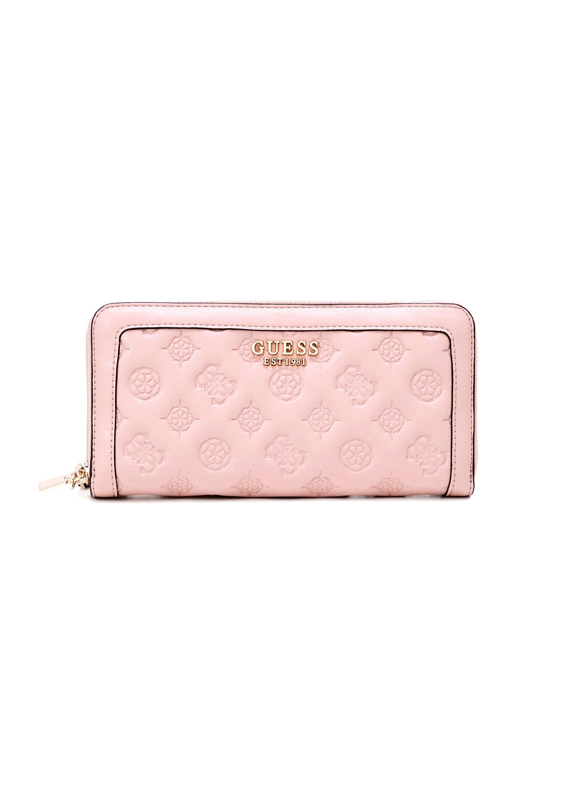 GUESS Abey SLG Portafoglio Loghi Donna Pale Rose PD855846 - Sandrini Calzature e Abbigliamento