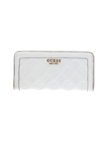 GUESS Abey SLG Portafoglio Loghi Donna White PD855846 - Sandrini Calzature e Abbigliamento