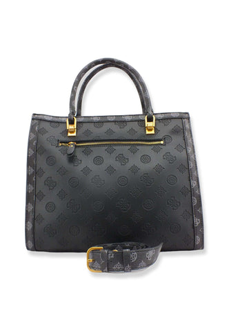 GUESS Abey Tote Borsa Tracolla Donna Black Logo Multi PB855823 - Sandrini Calzature e Abbigliamento