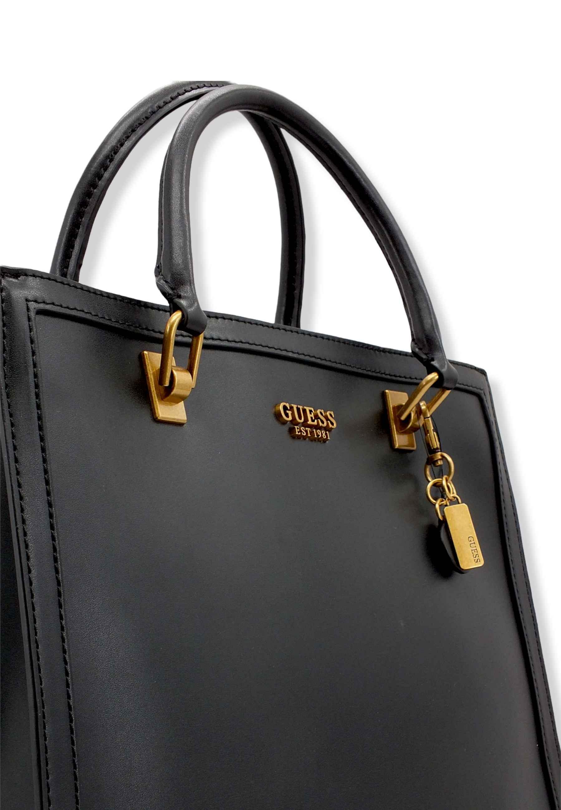 GUESS Abey Tote Elite Borsa Tracolla Donna Black VB855823 - Sandrini Calzature e Abbigliamento