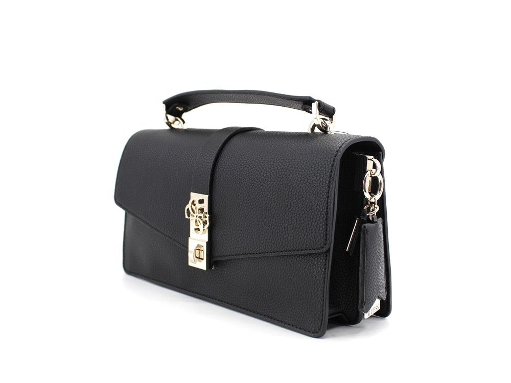 GUESS Albury Flap Borsa Pelle Black VG813121 - Sandrini Calzature e Abbigliamento