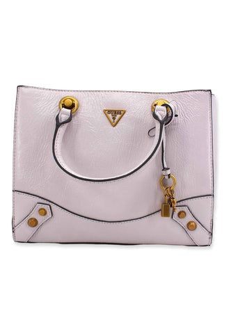 GUESS Amantea Borsa Satchel Donna Bianco Stone XB865006 - Sandrini Calzature e Abbigliamento