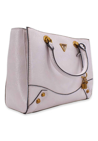 GUESS Amantea Borsa Satchel Donna Bianco Stone XB865006 - Sandrini Calzature e Abbigliamento