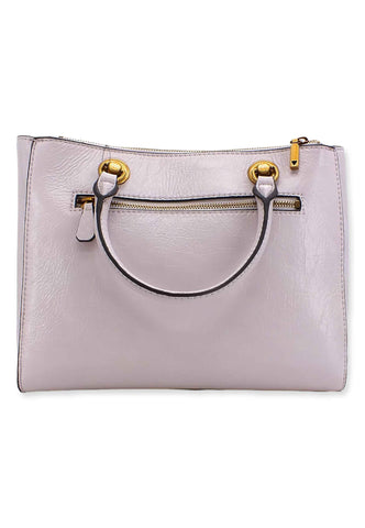 GUESS Amantea Borsa Satchel Donna Bianco Stone XB865006 - Sandrini Calzature e Abbigliamento