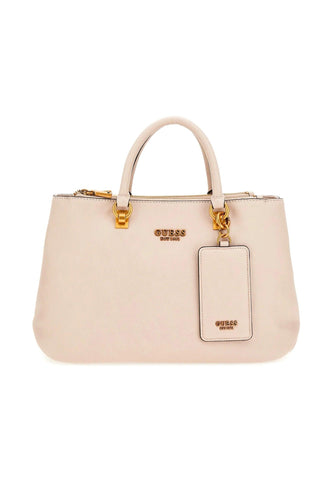 GUESS Arja Borsa Satchel Stone Beige VB897706 - Sandrini Calzature e Abbigliamento