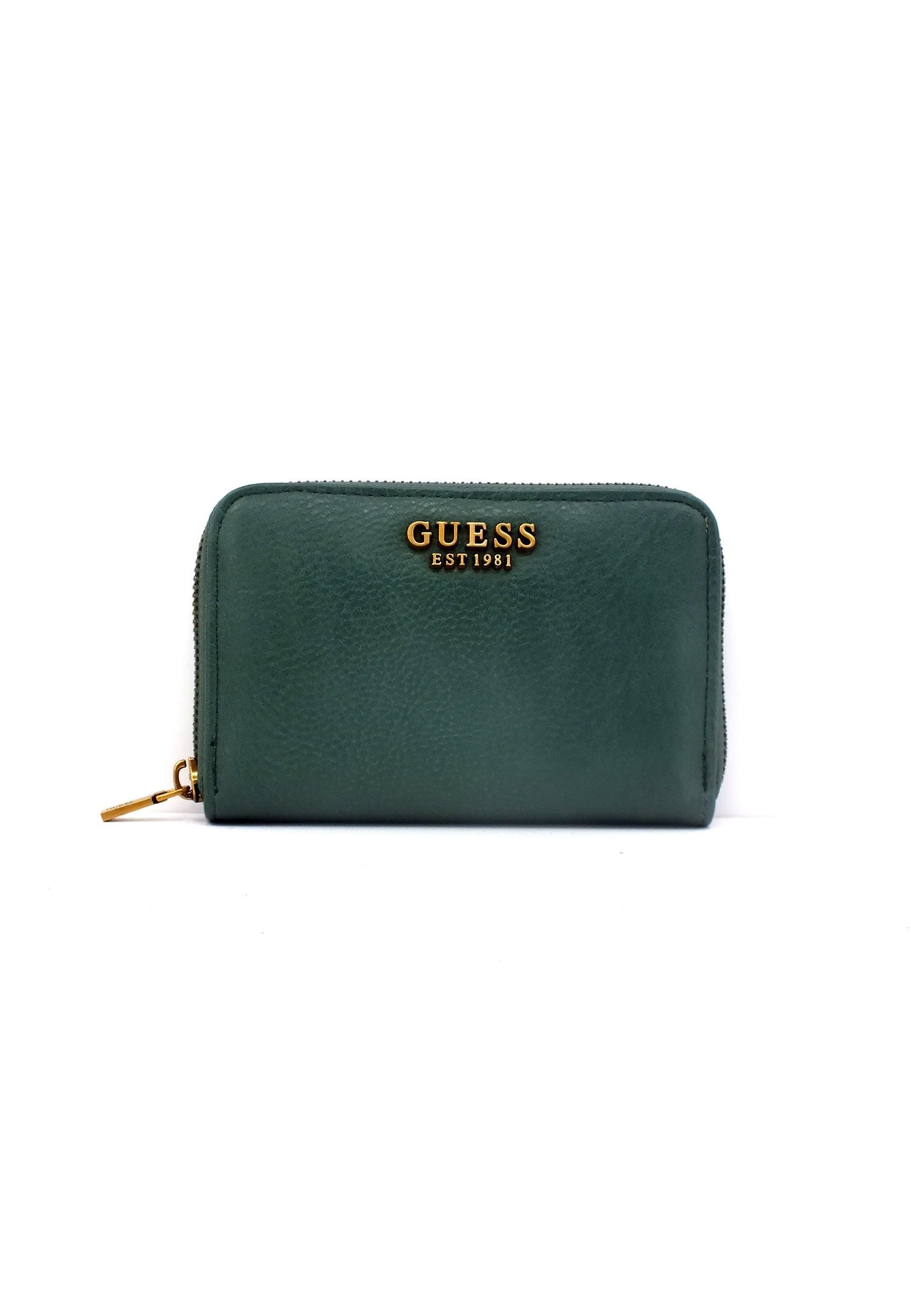 GUESS Arja SLG Portafoglio Donna Forest Verde VB897740 - Sandrini Calzature e Abbigliamento