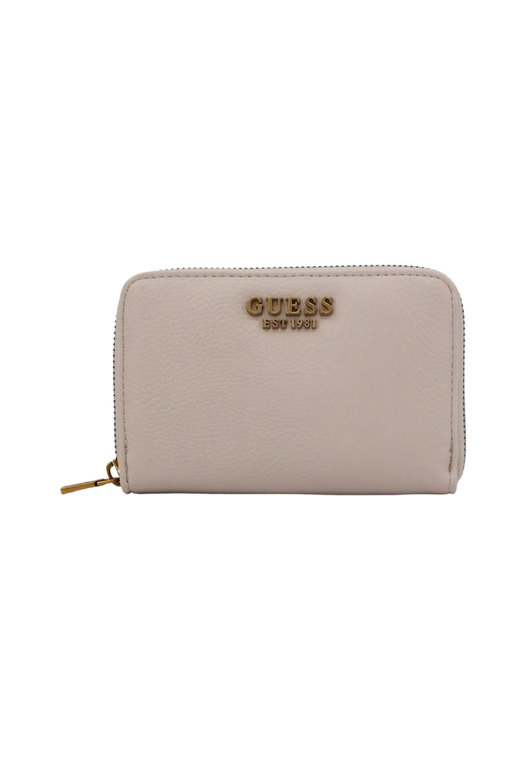 GUESS Arja SLG Portafoglio Mid Donna Stone Beige VB897740 - Sandrini Calzature e Abbigliamento