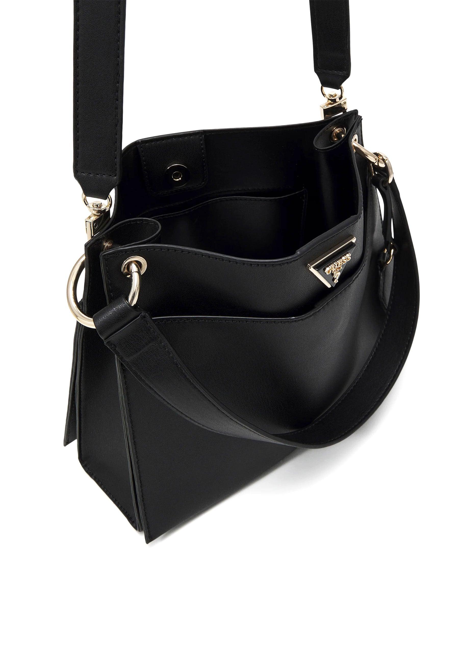 GUESS Basilea Borsa Satchel Girlfriend Black VG874106 - Sandrini Calzature e Abbigliamento