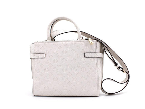 GUESS Bea Satchel Borsa Loghi Stone VS813206 - Sandrini Calzature e Abbigliamento