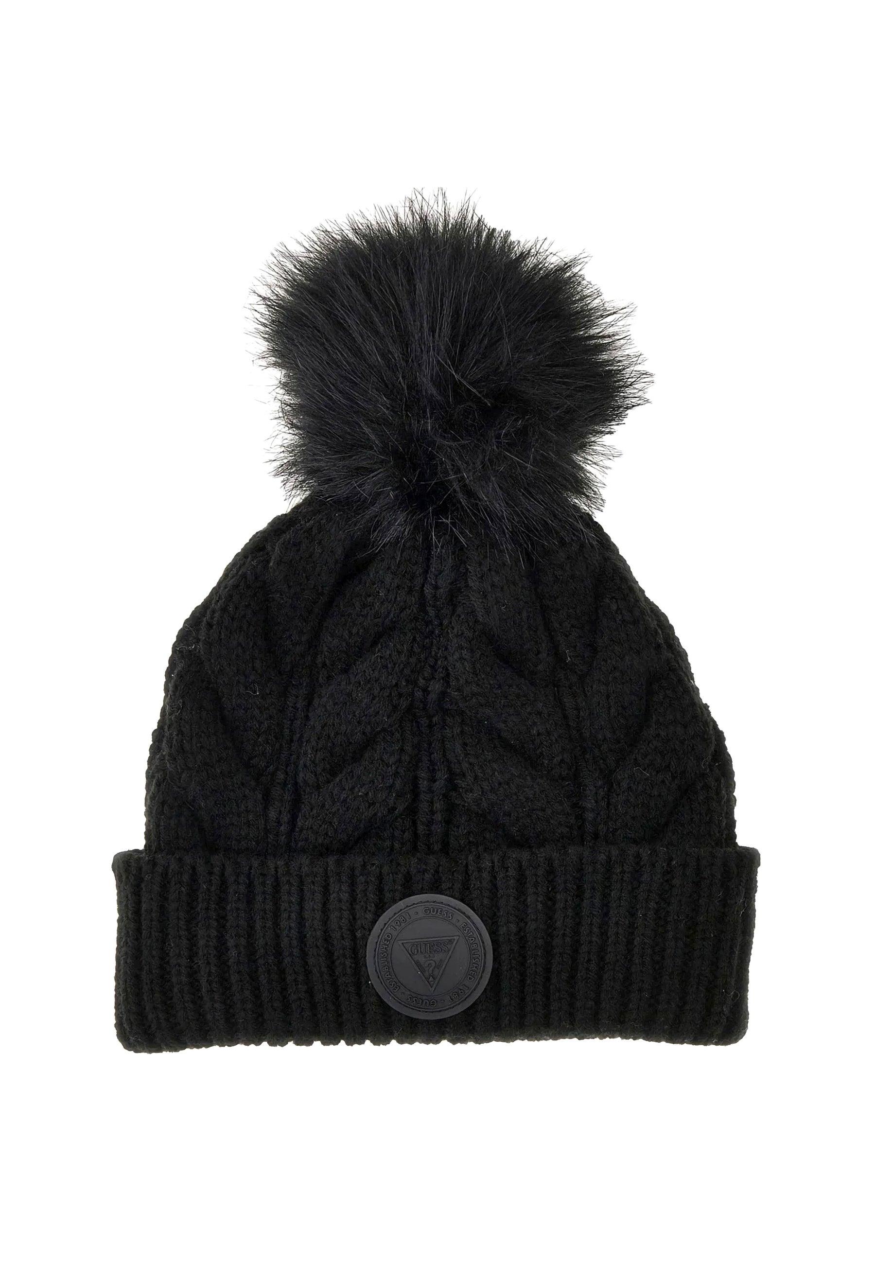 GUESS Beanie Berretta Donna Lana Black AW9959WOL01 - Sandrini Calzature e Abbigliamento