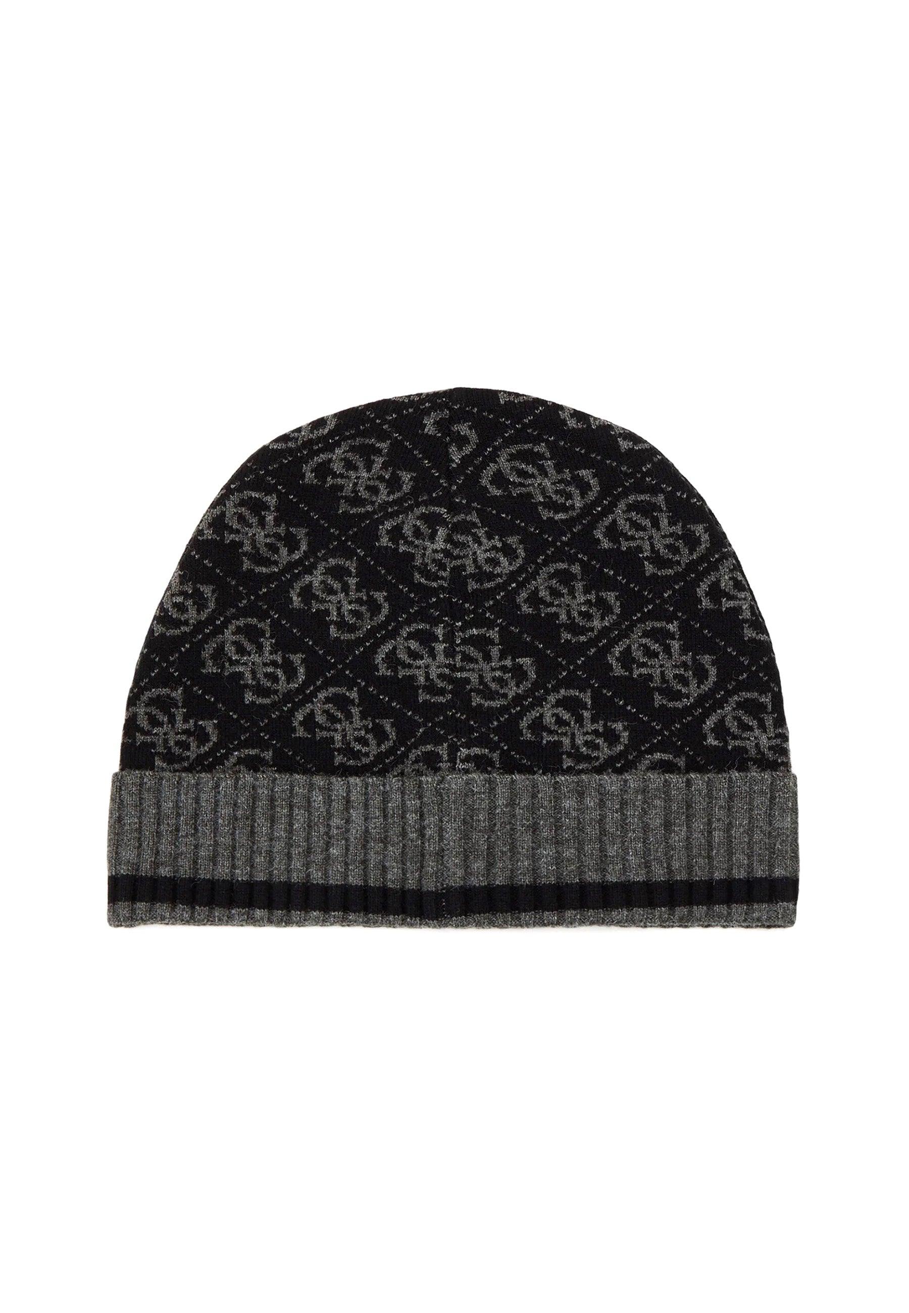 GUESS Beanie Kit Berretta Uomo Dark Black AM5028POL01 - Sandrini Calzature e Abbigliamento