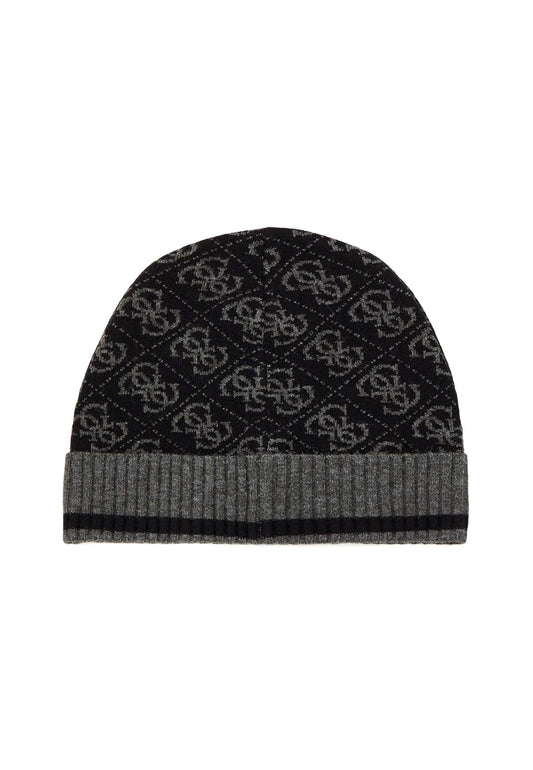 GUESS Beanie Kit Berretta Uomo Dark Black AM5028POL01 - Sandrini Calzature e Abbigliamento