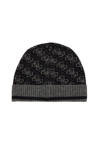 GUESS Beanie Kit Berretta Uomo Dark Black AM5028POL01 - Sandrini Calzature e Abbigliamento