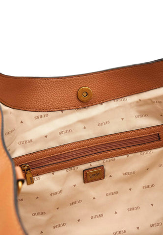 GUESS Becci Borsa Carryall Marrone Cognac VB878225 - Sandrini Calzature e Abbigliamento