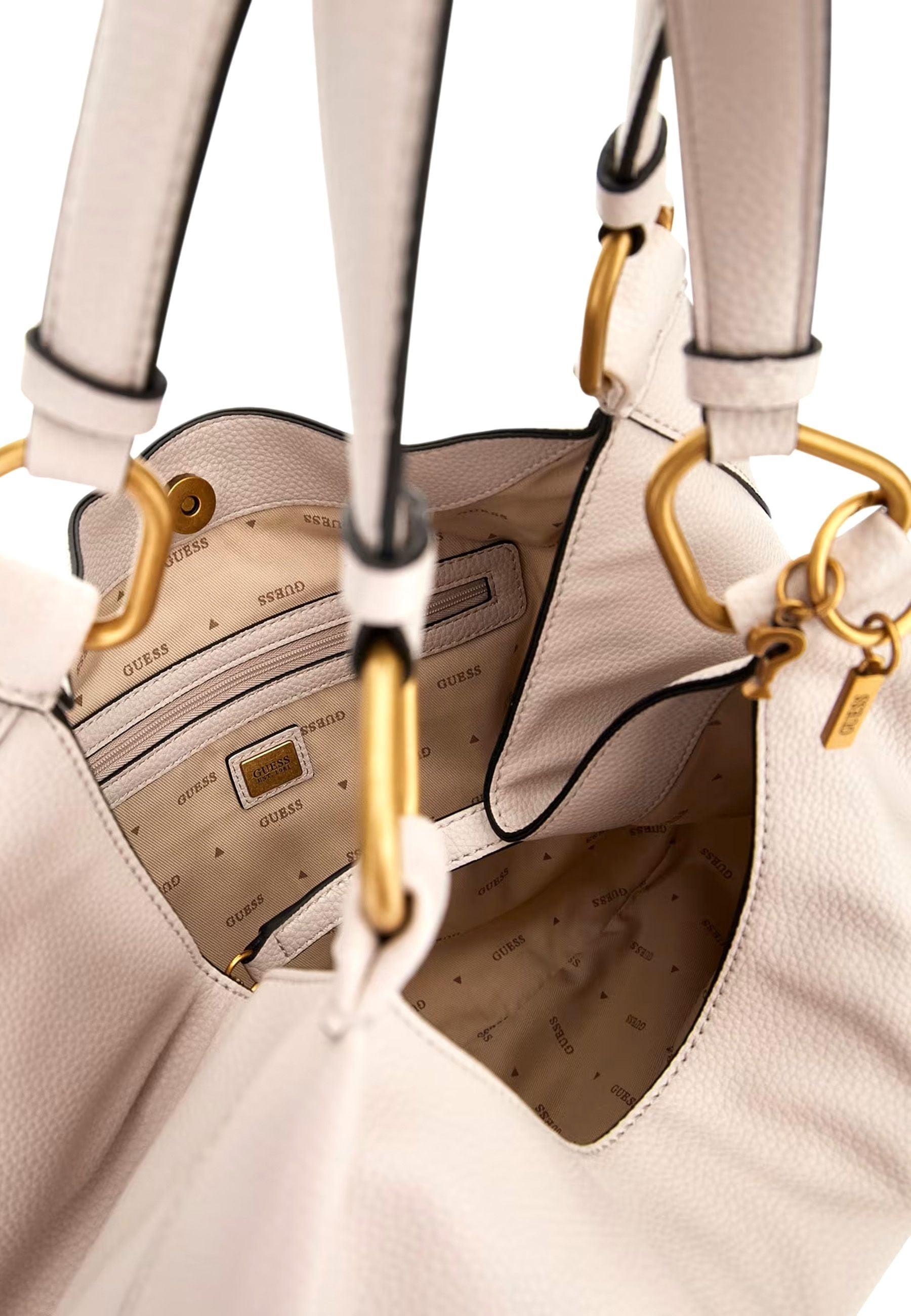 GUESS Becci Borsa Carryall Seashell Bianco VB878225 - Sandrini Calzature e Abbigliamento